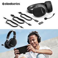 SteelSeries Arctis 1 Wireless 4-in-1 ゲーミング ヘッドセット スティールシリーズ 61519 ARCTIS1WL-P (08)