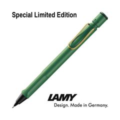 LAMY ラミー サファリ 0.5mm シャーペン 東アジア 限定モデル フィールドグリーン ゴールドクリップ