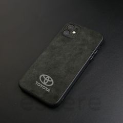 スマホケース iPhoneケース トヨタ アイフォンケース 耐衝撃 iPhone13 iPhone14 iPhone15 iPhone16 全機種対応 裏毛皮 ソフトケース iPhoneアクセサリー ブラック