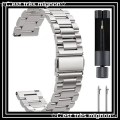 【即日発送】ベルト ベルト ベルト 金属ベルト 22mm 22mm 20mm 20mm メタルベルト 18mm 18mm 腕時計バンド スマートウォッチバンド 調整工具付き 時計 ステンレス鋼 22ミリ 20ミリ ギフト ベルト18ミリ 時計バンド [Qose
