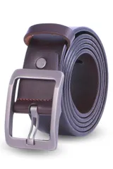 [MO FACTORY] メンズベルト 大きいサイズ ベルト 調整可能 120㎝ ビジネス M〜XXL スーツ カジュアル メンズ 作業用 カジュアルベルト (シルバーバックル/茶色ベルト) [シルバーバックル/茶色ベルト]