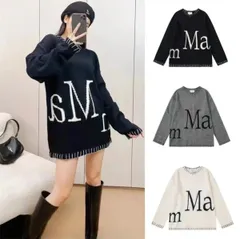 Matin Kim マーティンキム  プルオーバー ビッグロゴ スティッチ