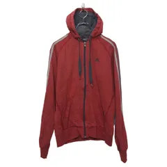 adidas ロゴ スウェット パーカー アディダス S ピンク フルジップ ラグラン 古着卸 アメリカ仕入 a605-7252