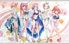 【中古】タオル・手ぬぐい(キャラクター) 集合 特大マルチクロス 「きゃらっとくじ 五等分の花嫁～summer vacation～」 ラスト賞