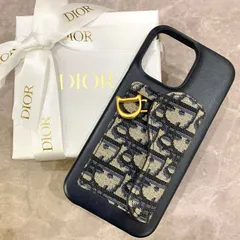 【極美品】証明書あり　Dior ディオール　14promax iPhone ケース　saddle サドル