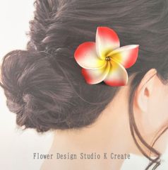 フラダンス髪飾り 【プルメリア・向日葵・ハイビスカス】