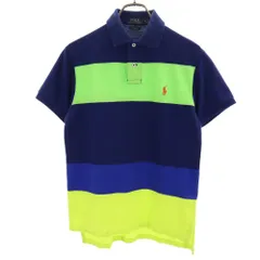 ポロラルフローレン 半袖 ポロシャツ S ネイビー系 POLO RALPH LAUREN メンズ 古着 【240410】