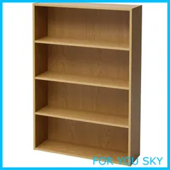 【在庫処分】山善(YAMAZEN) 文庫本収納ラック 本棚 ライトブラウン 幅60×奥行17×高さ89cm CMCR-9060(LBR)