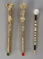 【中古】アクセサリー(非金属) ヴォルデモートセット 魔法の杖ピン 「ハリー・ポッター」 マホウドコロ限定