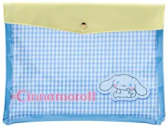 【中古】文房具その他 シナモロール(チェック) クリアフラットケース 「サンリオキャラクターズ」
