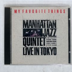 国内盤 MANHATTAN JAZZ QUINTET/MY FAVORITE THINGS - LIVE IN TOKYO/PADDLE WHEEL K32Y6210 CD □