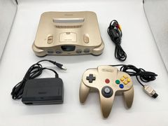 【ジャンク品】ＮＩＮＴＥＮＤＯ６４ ゴールドバージョン