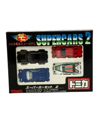 ☆昭和−当時物☆：トミカ ミニカー ：名車ミュージアム (4点セット) トミカ 名車ミュージアム 「スーパーカーセット」4台入り 箱付