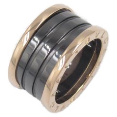 ブルガリ BVLGARI リング・指輪 B-zero1 ビーゼロワン リング セラミック K18PG（ピンクゴールド） セラミック B-zero1 リング セラミック ユニセックス Used A