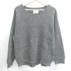 ◇ ⊇ Ungrid アングリッド 長袖 ニット サイズF ダークグレー レディース E  【1502060009324】