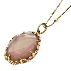 agete アガット K10 クラシックチャーム 5311747 チェーンネックレス A111501 セット イエローゴールド 美品 aq11884