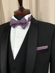 新郎小物セット・蝶タイ・チーフ・カフス