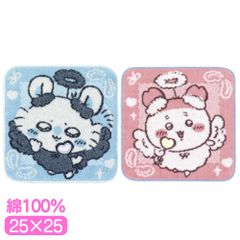 ちいかわ タオルハンカチ エンジェル 綿100 ハンカチ タオル ハンドタオル ウォッシュタオル ふわふわ やわらか キャラクター グッズ かわいい
