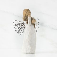 ウィローツリー天使像 Angel of Friendship - 友情 13cm いぬ | おしゃれ 置物 彫刻 人形 インテリア スーザン･ローディ 正規輸入品