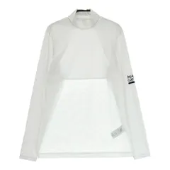 サイズ：2 PEARLY GATES パーリーゲイツ メッシュ切替 COOL ハイネック 長袖インナーTシャツ  ホワイト系 [240101513615] ゴルフウェア レディース ストスト