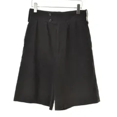 マーガレットハウエル 23SS コットンリネンツイル パンツ 1 ブラック 2023AW エムエイチエル マーガレットハウエル MHL. MARGARET HOWELL