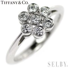 ティファニー Pt950 ダイヤモンド リング ガーデンフラワー 
Tiffany & Co.