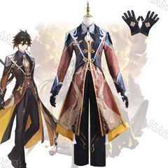 美品】三分妄想 原神 岩王帝君 鍾離 モラクス コスプレ - メルカリ