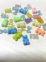 クマ　アクセサリー　パーツ　ビーズ