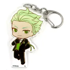 【中古】キーホルダー セベク・ジグボルト 「ハピクロ! ディズニー ツイステッドワンダーランド オリジナルイラスト 制服 アクリルキーホルダー」