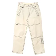 【中古】シュプリーム Supreme 2022年秋冬 True Religion GORE-TEX Pant ナイロン ワークパンツ オフホワイトxブラック【サイズM】【メンズ】