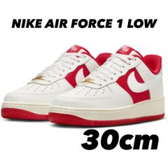 未使用✨️30㎝】ナイキ エアフォース1 07 ホワイト×レッド 1971年