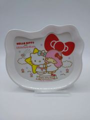 ハローキティ＆リトルツインスターズ 小皿 40周年記念