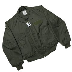 極美品 新型 米軍 実物 フライトジャケット CWU45P LARGEノボロイド