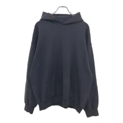 90年代 USA製 20/20 SPORT フェード スウェット パーカー 無地 ブラック(メンズ X-LARGE)中古 古着 V2331