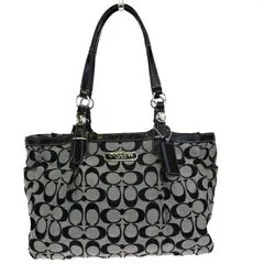 高級　COACH コーチ　トートバッグ　シグネチャー　総柄　レザー COACH パッチワーク トートバッグ レザー シグネチャー 総柄
