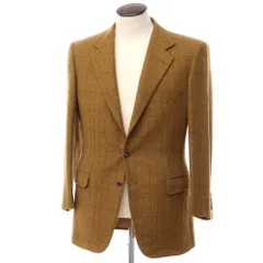 【中古】ブリオーニ Brioni カシミヤ テーラードジャケット イエローオーカー系【サイズ48】【メンズ】のサムネイル