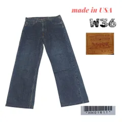 90s USA製リーバイス519デニムパンツジーンズW36股下68㎝ブルー