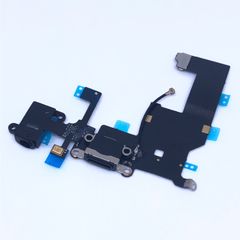 iPhone5ドックコネクタ修理パーツ(黒)［互換品］