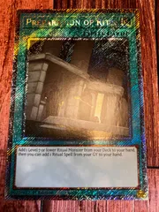遊戯王　英語版　 儀式の準備 プラチナシークレットレアのサムネイル