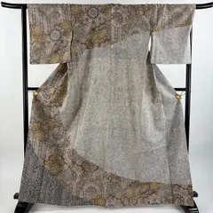 【二代目更甚・更紗小紋】未使用品/袷/モノトーン/身丈164cm/裄丈68cm Yahoo!オークション -「二代目更甚」の落札相場・落札価格