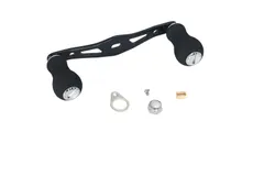 アブ　ＡＢＵ純正ハンドル リメイク品　メッキパーツ、ウッドノブセット アブ ABU純正ハンドル リメイク品 メッキパーツ、ウッドノブ