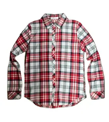 【古着／レディース】セシルマクビー 長袖シャツ タータンチェック  赤