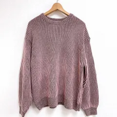 ロデオクラウンズ RODEO CROWNS 新品タグ付き ニット ストライプ ピンク フリーサイズ 944206