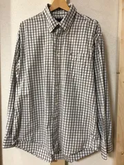 TOMMY HILFIGER トミーヒルフィガー ボタンダウンシャツ チェック柄 ワンポイント刺繍