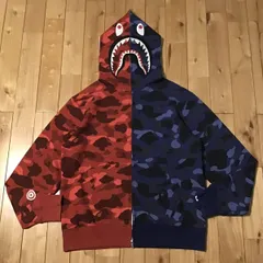 ape シャークパーカー A BATHING APE パーカー 2ND SHARK FULL ZIP HOODIE メンズ