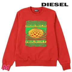 新品・未使用 ディーゼル DIESEL [Mサイズ] 長袖スウェットシャツ トレーナー メンズ グラフィックプリント レギュラーフィット S-GINN-K28