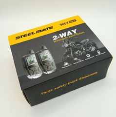 steelmate スティールメイト 986X PRO バイク用 2WAY エンジンスターター付きセキュリティー・防犯機 送料無料 1年間保証付き バイクセキュリティ 人気商品