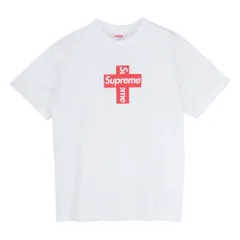 メンズ黄L Supreme Cross Box Logo Tee 新品未使用