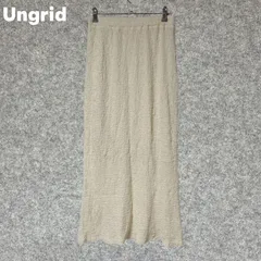 Ungrid アイボリー フレアロングスカート Fサイズ