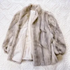 美品【 銀 SAGA MINK /JINDO】高級毛皮　袖アップ&ダウンヘア　ダークミンク　セミロングコート◆90cm丈　黒近ダークブラウン　15号◆C559T 2025年最新jindo サガミンクの人気アイテム - メルカリ